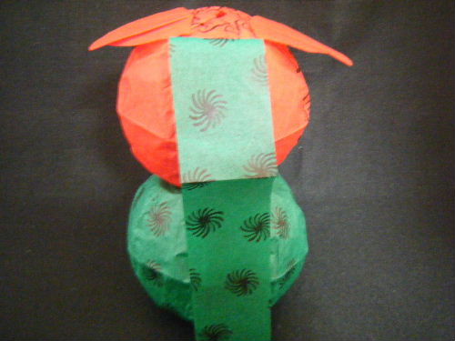 獅子舞 紙風船 昭和レトロ