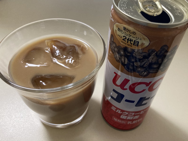 UCC　ミルクコーヒー　薄い