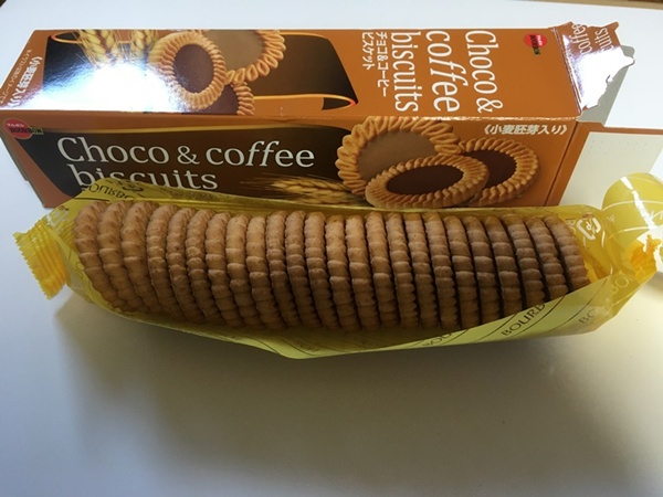チョコ&コーヒービスケット 昭和レトロ
