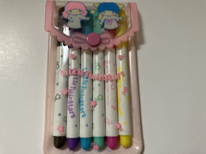 リトルツインスターズ　ペンセット～昭和のファンシー文具